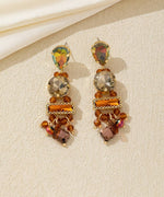 Charger l'image dans la galerie, Blossom bijoux - Boucles d’oreilles pendantes strass pampilles – 26AHBOL023
