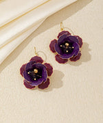 Charger l'image dans la galerie, Blossom bijoux - Boucles d’oreilles dormeuses fleur superposée – 26AHBOL063
