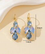 Charger l'image dans la galerie, Blossom bijoux - Boucles d’oreilles dormeuse strass cascade – 26PEBOL012
