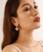 Charger l'image dans la galerie, Blossom bijoux - Boucles d’oreilles à strass Dormeuse– 26PEBOL004
