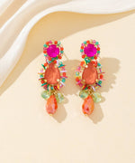 Charger l'image dans la galerie, Blossom bijoux - Boucles d’oreilles strass &amp; perles facettées – 26PEBOL027

