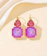 Charger l'image dans la galerie, Blossom bijoux - Boucles d’oreilles dormeuse strass géométrique – 26PEBOL007
