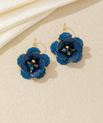 Charger l'image dans la galerie, Blossom bijoux - Boucles d’oreilles dormeuses fleur superposée – 26AHBOL063
