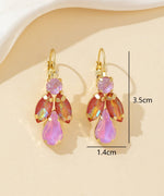 Charger l'image dans la galerie, Blossom bijoux - Boucles d’oreilles dormeuse strass cascade – 26PEBOL012
