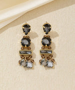 Charger l'image dans la galerie, Blossom bijoux - Boucles d’oreilles pendantes strass pampilles – 26AHBOL023
