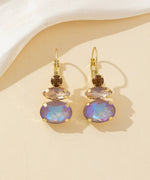 Charger l'image dans la galerie, Blossom bijoux - Boucles d’oreilles dormeuse strass trio ovale – 26PEBOL011
