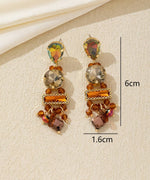 Charger l'image dans la galerie, Blossom bijoux - Boucles d’oreilles pendantes strass pampilles – 26AHBOL023
