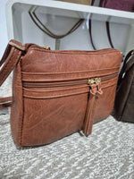 Charger l'image dans la galerie, MIA LAROUGE - SAC À BANDOULIÈRE AVEC PLUSIEURS COMPARTIMENTS.
