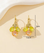 Charger l'image dans la galerie, Blossom bijoux - Boucles d’oreilles dormeuse strass graphique – 26PEBOL013
