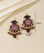 Charger l'image dans la galerie, Blossom bijoux - Boucles d'oreilles pendantes strass pampilles –  26AHBOL018
