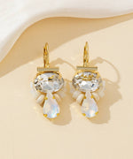 Charger l'image dans la galerie, Blossom bijoux - Boucles d’oreilles dormeuse strass goutte – 26PEBOL010
