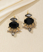 Charger l'image dans la galerie, Blossom bijoux - Boucles d'oreilles pendantes strass pampilles –  26AHBOL018
