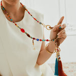 Charger l'image dans la galerie, Lovelika - Collier sautoir résine - Danielle
