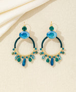 Charger l'image dans la galerie, Blossom bijoux - Boucles d’oreilles Dormeuse pendantes anneau – 26AHBOL037
