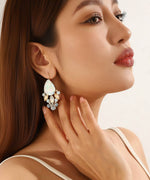 Charger l'image dans la galerie, Blossom bijoux - Boucles d’oreilles dormeuses goutte XL – 26PEBOL005
