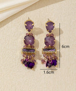 Charger l'image dans la galerie, Blossom bijoux - Boucles d’oreilles pendantes strass pampilles – 26AHBOL023
