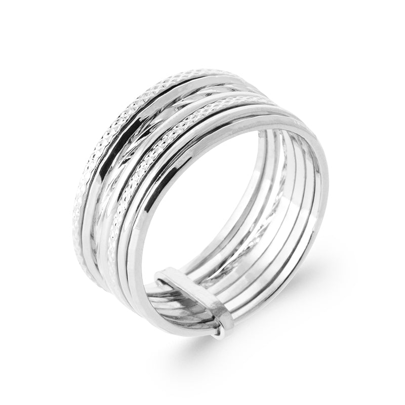 Bague Argent Semainier - by URBAN