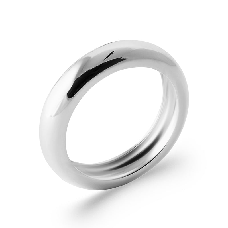 Bague jonc fin Argent - by URBAN