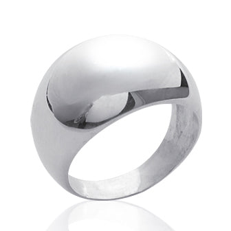 Bague jonc large Argent - by URBAN