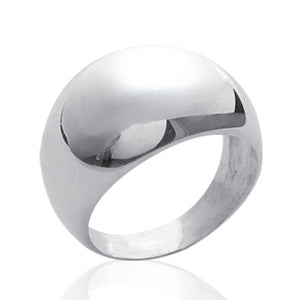 Bague jonc large Argent - by URBAN