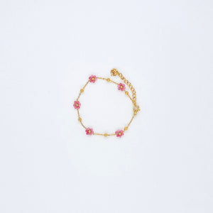 Bracelet Jaxine rose - HABAHA