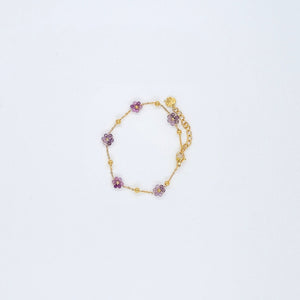 Bracelet Jaxine violet - HABAHA