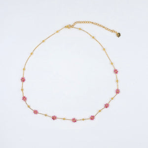 Collier Jaxine rose - HABAHA