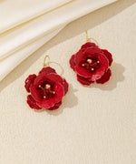 Charger l'image dans la galerie, Blossom bijoux - Boucles d’oreilles dormeuses fleur superposée – 26AHBOL063
