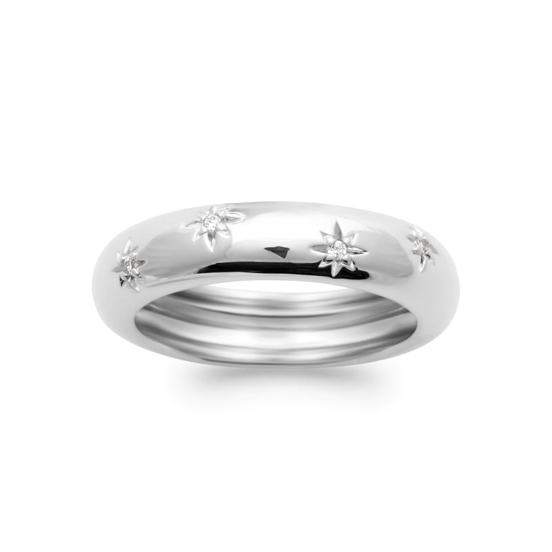 Bague Argent Kyrielle - by URBAN