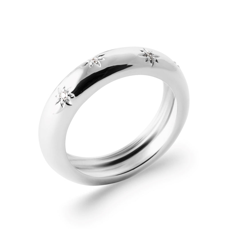 Bague Argent Kyrielle - by URBAN
