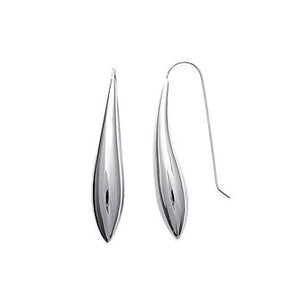 Boucles d'oreilles Argent Rhodié Gouttes - By URBAN