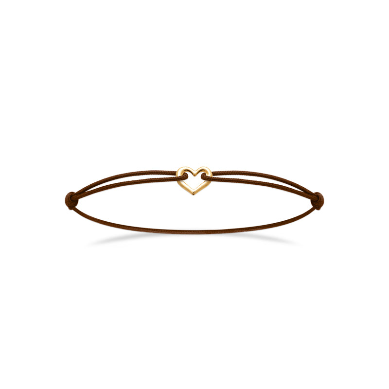 Bracelet Plaqué Or Cœur - by URBAN