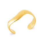 Charger l'image dans la galerie, Bracelet jonc Acier doré Vague - By URBAN
