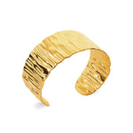 Charger l'image dans la galerie, Bracelet jonc Acier doré Effet strié - By URBAN
