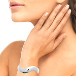 Charger l'image dans la galerie, Bracelet jonc Acier Vague - By URBAN
