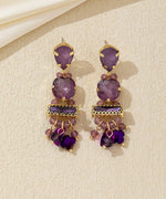 Charger l'image dans la galerie, Blossom bijoux - Boucles d’oreilles pendantes strass pampilles – 26AHBOL023
