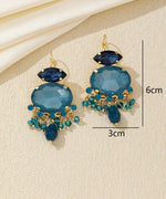 Charger l'image dans la galerie, Blossom bijoux - Boucles d'oreilles pendantes strass pampilles –  26AHBOL018
