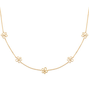 Collier Plaqué Or Marguerite - by URBAN