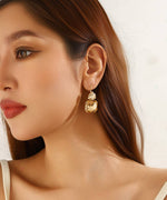 Charger l'image dans la galerie, Blossom bijoux - Boucles d’oreilles dormeuse strass géométrique – 26PEBOL007
