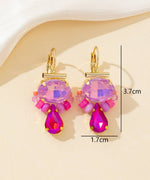 Charger l'image dans la galerie, Blossom bijoux - Boucles d’oreilles dormeuse strass goutte – 26PEBOL010
