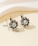 Charger l'image dans la galerie, Blossom bijoux - Boucles d’oreilles dormeuse strass rond – 26PEBOL001

