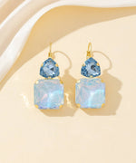 Charger l'image dans la galerie, Blossom bijoux - Boucles d’oreilles dormeuse strass géométrique – 26PEBOL007
