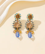 Charger l'image dans la galerie, Blossom bijoux - Boucles d’oreilles strass &amp; perles facettées – 26PEBOL027
