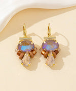 Charger l'image dans la galerie, Blossom bijoux - Boucles d’oreilles dormeuse strass goutte – 26PEBOL010
