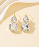 Charger l'image dans la galerie, Blossom bijoux - Boucles d’oreilles dormeuse strass géométrique – 26PEBOL007
