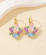 Charger l'image dans la galerie, Blossom bijoux - Boucles d’oreilles à strass Dormeuse– 26PEBOL004
