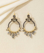 Charger l'image dans la galerie, Blossom bijoux - Boucles d’oreilles Dormeuse pendantes anneau – 26AHBOL037
