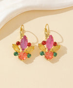 Charger l'image dans la galerie, Blossom bijoux - Boucles d’oreilles à strass Dormeuse– 26PEBOL004
