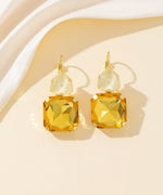 Charger l'image dans la galerie, Blossom bijoux - Boucles d’oreilles dormeuse strass géométrique – 26PEBOL007
