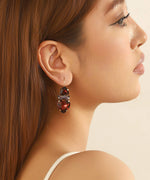 Charger l'image dans la galerie, Blossom bijoux - Boucles d’oreilles cœur cristal pendantes – 26AHBOL027
